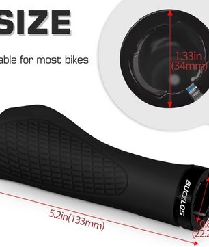 Ergonomische MTB Handvatten – Antislip Rubber Fietshandgrepen met Lock-On Systeem