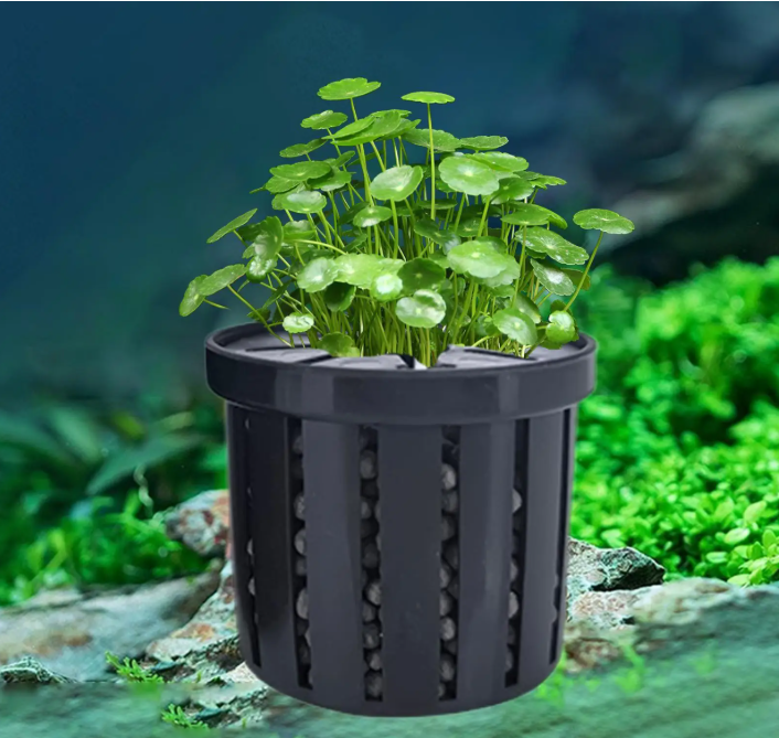 4-Delige Aquarium Plant Mand Set – Hydrocultuur Plant Houder