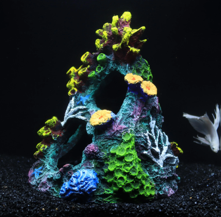 Kunstmatige Koraalrif Aquarium Decoratie – Veelkleurig Hars Ornament