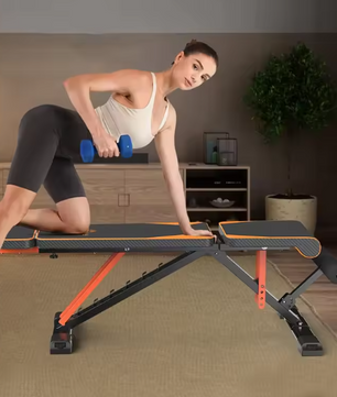 Verstelbare Halterbank met Weerstandsbanden – Full Body Training