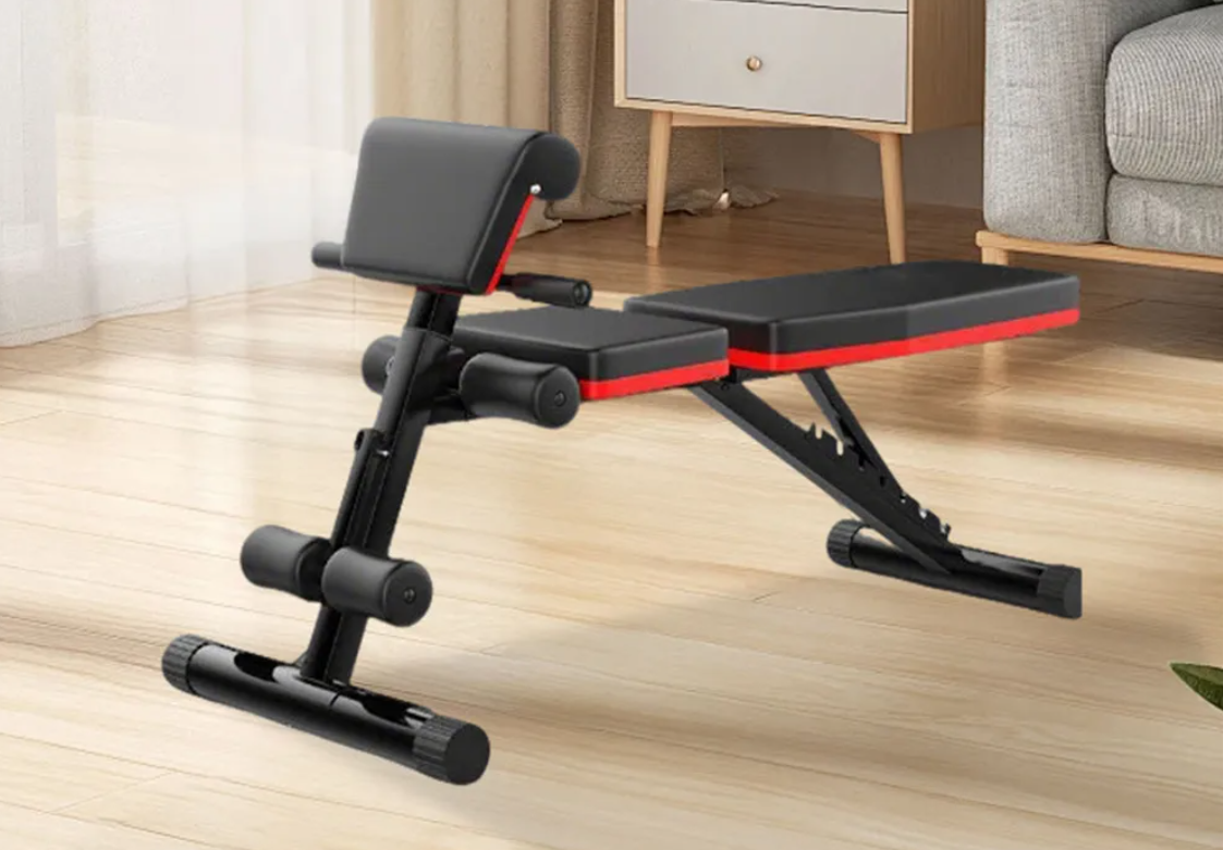 Opvouwbare Halterbank 6-in-1 – Multifunctionele Fitnessbank voor Full Body Training