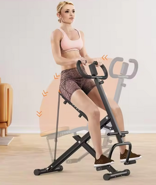 Squat Machine – Opvouwbare Fitness Trainer met Weerstandsbanden en LCD Display