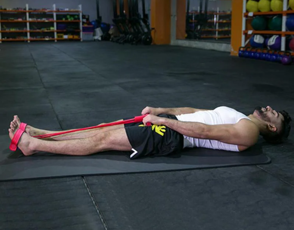 Weerstandsband Trainer met Pedalen – 4 Elastische Trekkoorden voor Full Body Workout