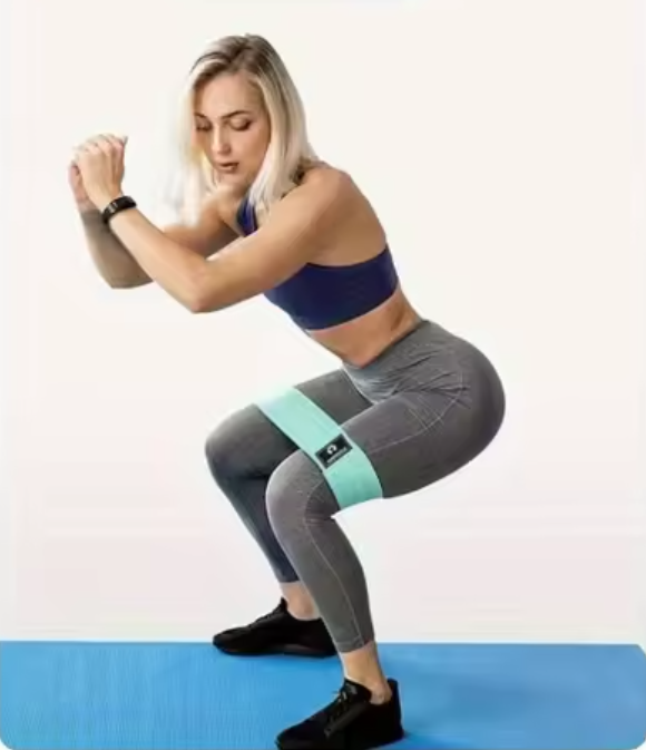 Weerstandsbanden Set van Stof – 3 Niveaus Stretchbanden voor Benen en Glutes Training