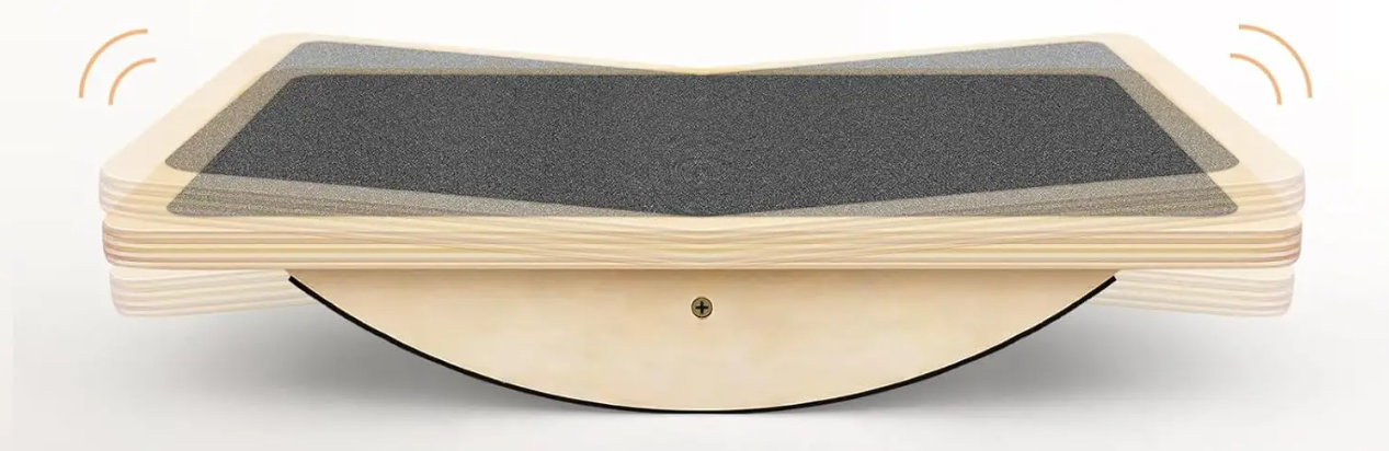 Houten Balansbord – Antislip Evenwichtsbord voor Core Training en Stabiliteit