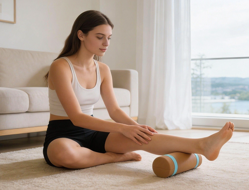 Kurk Balance Board – Voettrainer met Massagebal en Weerstandsbanden