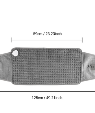 Elektrische Verwarmde Rug- en Tailleband – Warmteband met Temperatuurregeling en Timer