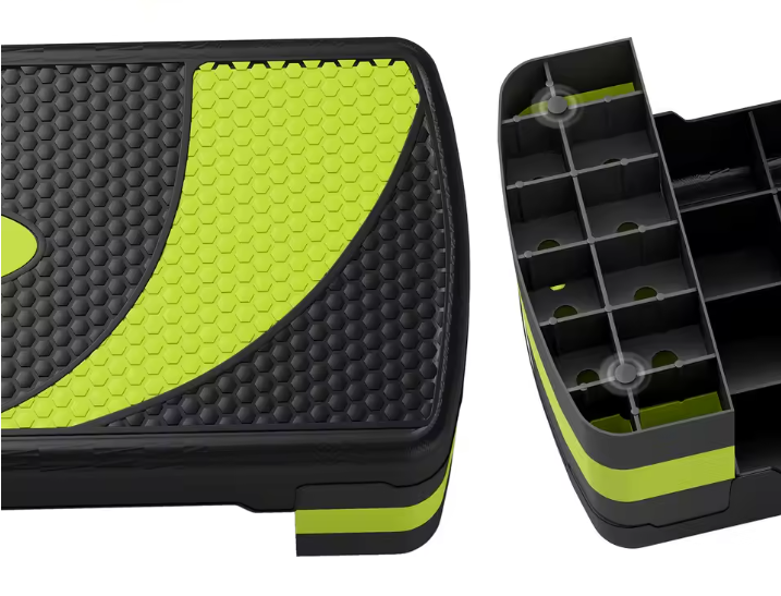 Aerobic Step Platform Verstelbaar – Fitness Stepper met Antislip en 3 Hoogtes