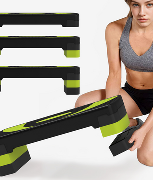 Aerobic Step Platform Verstelbaar – Fitness Stepper met Antislip en 3 Hoogtes