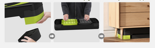 Aerobic Step Platform Verstelbaar – Fitness Stepper met Antislip en 3 Hoogtes
