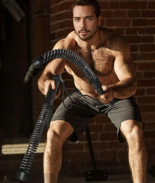 Ropeless Battle Rope Compact – Draadloze Fitness Rope met Gewicht voor HIIT en Full Body Training