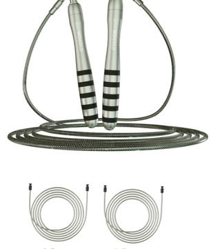 Speed Jump Rope – Crossfit Springtouw met Stalen Kabel & Dubbele Laggers