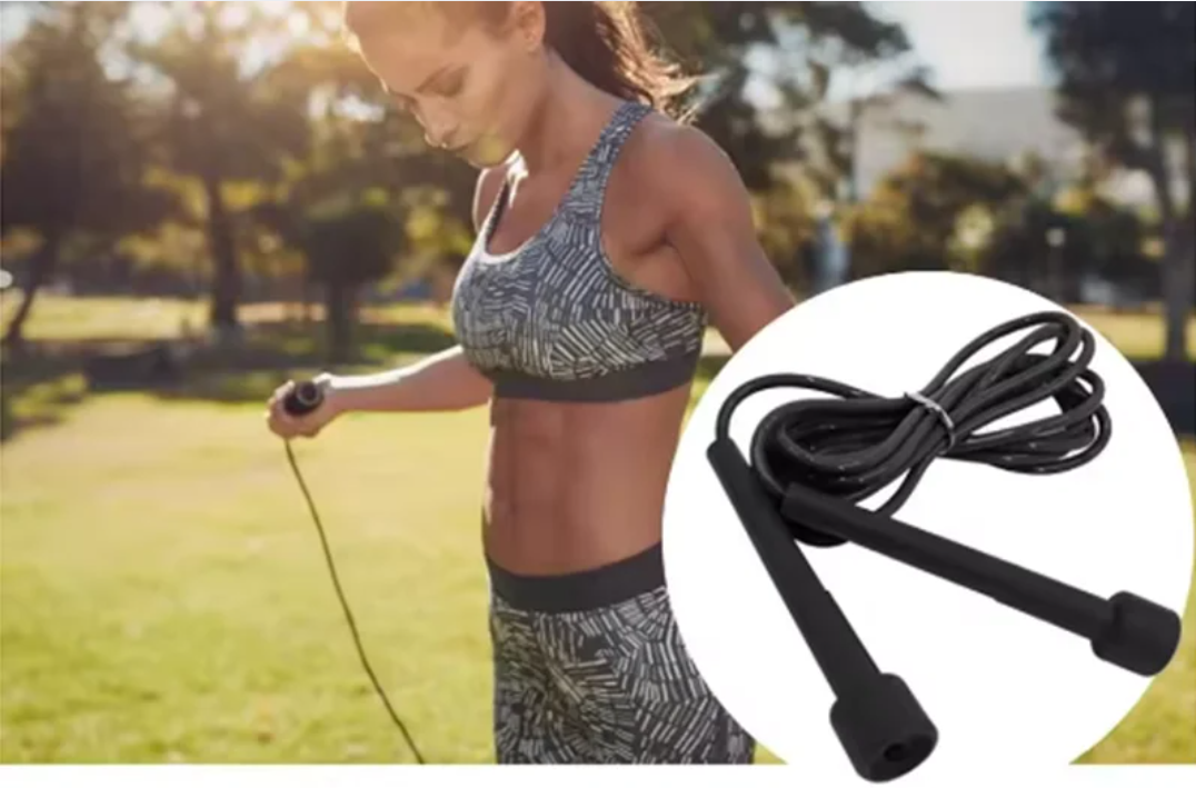 Springtouw Fitness 2.8M – Verstelbaar PVC Speed Rope met Anti-Slip Handgrepen