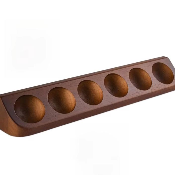 Houten Golfballen Display Rek – Wandmontage Opberger voor 6 Golfballen
