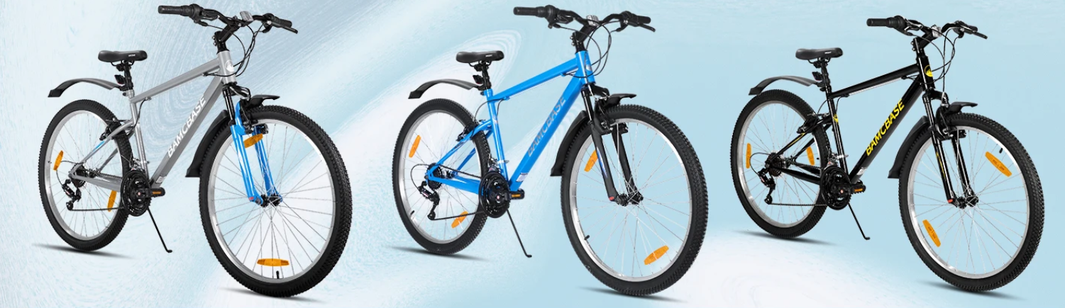 Mountainbike 26 / 27,5 Inch – 18 Versnellingen MTB met Stalen Frame en V-Brakes