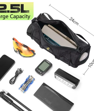 Fietsstuurtas 24 cm – Multifunctionele Waterafstotende Frame Tas met Schouderband