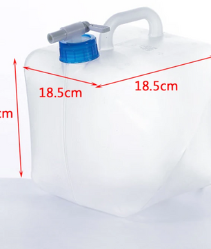 Opvouwbare Watercontainer 5–20L – Drinkwater Geschikte Waterzak voor Camping en Outdoor