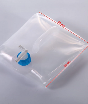Opvouwbare Watercontainer 5–20L – Drinkwater Geschikte Waterzak voor Camping en Outdoor