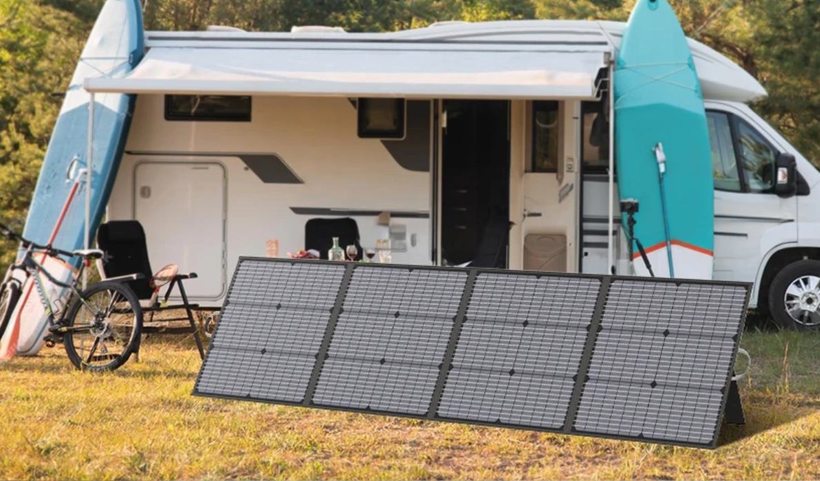 Draagbaar Opvouwbaar Zonnepaneel 220W – Krachtige Solar Charger voor Camping en Outdoor Gebruik
