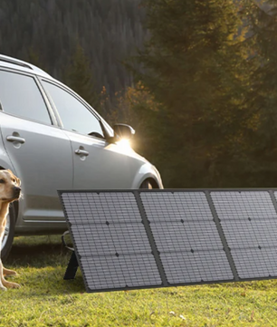 Draagbaar Opvouwbaar Zonnepaneel 220W – Krachtige Solar Charger voor Camping en Outdoor Gebruik
