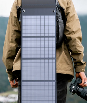 Draagbaar Opvouwbaar Zonnepaneel – Solar Charger met USB en DC Output voor Outdoor en Camping