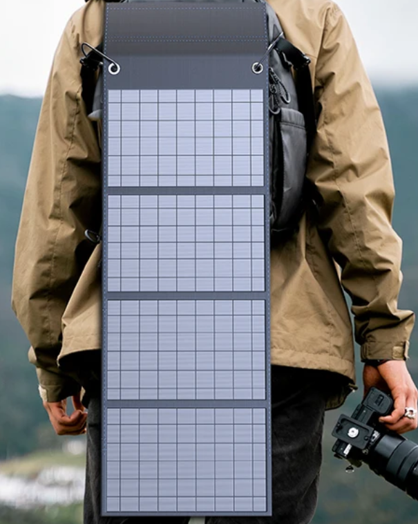 Draagbaar Opvouwbaar Zonnepaneel – Solar Charger met USB en DC Output voor Outdoor en Camping