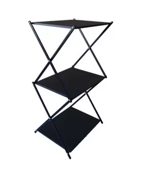 Opvouwbaar Camping Rek 3 Laags – Draagbare Opbergkast voor BBQ, Picknick en Outdoor