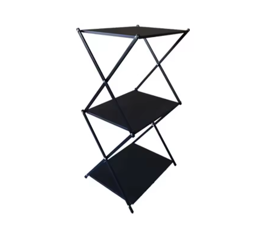 Opvouwbaar Camping Rek 3 Laags – Draagbare Opbergkast voor BBQ, Picknick en Outdoor