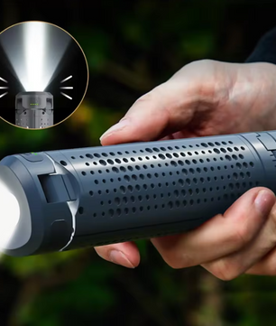 Telescopische Camping Lamp met Statief – Oplaadbare LED Lantaarn 8000mAh met 360° Verlichting