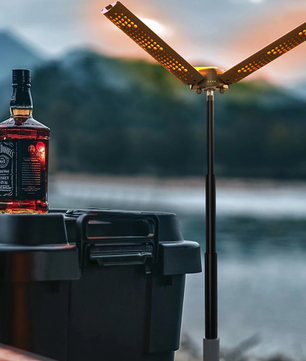 Telescopische Camping Lamp met Statief – Oplaadbare LED Lantaarn 8000mAh met 360° Verlichting