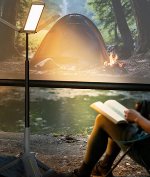 Telescopische Camping Lamp met Statief – Oplaadbare LED Lantaarn 8000mAh met 360° Verlichting