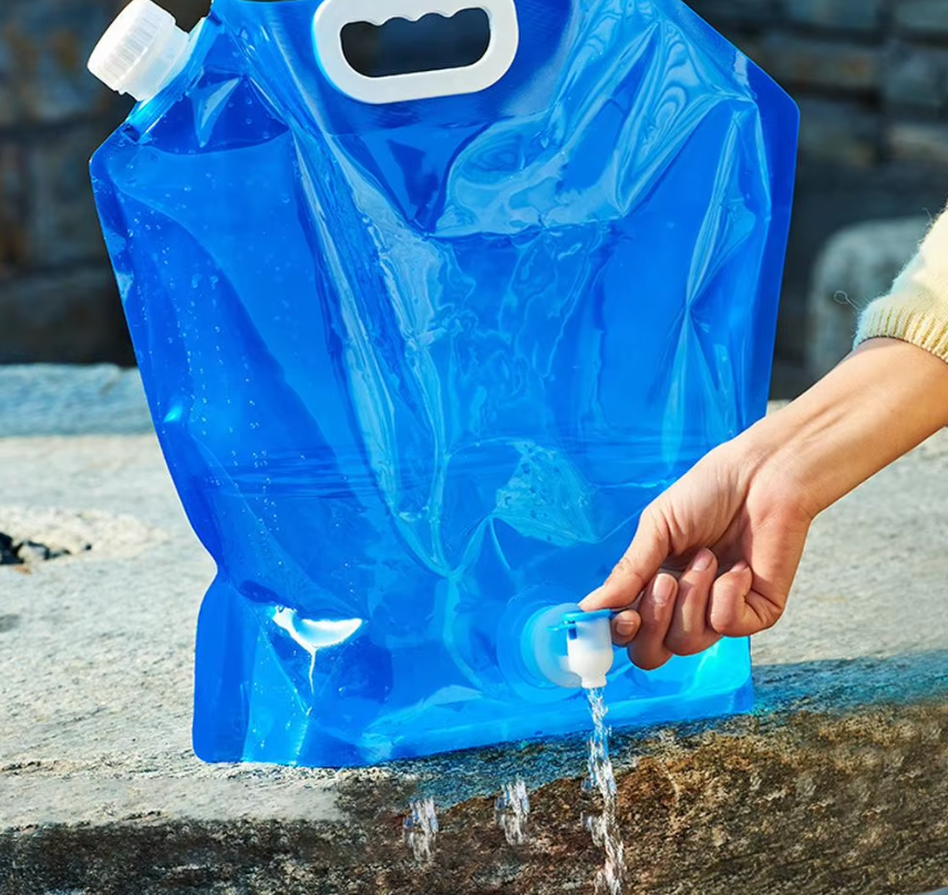 Opvouwbare Waterzak 5/10L – Draagbare Drinkwater Container voor Camping en Outdoor
