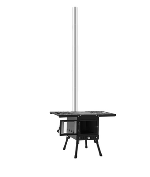 Opvouwbare Camping Houtkachel – Draagbare Outdoor Stove met Handschoenen voor Koken en Verwarmen