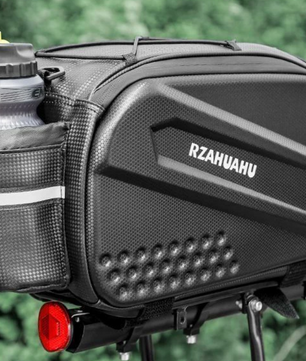 Fietstas Achterdrager Groot – Waterdichte Hard Shell Bag met Schouderband en Opbergvakken