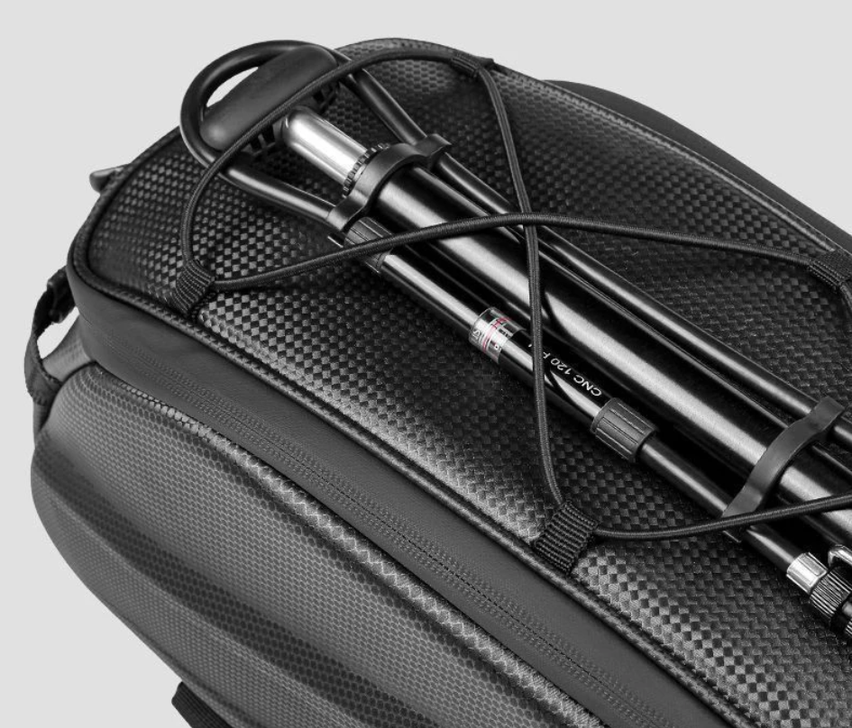 Fietstas Achterdrager Groot – Waterdichte Hard Shell Bag met Schouderband en Opbergvakken