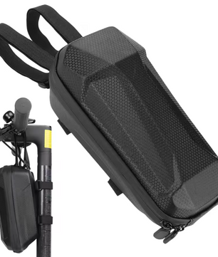 Waterdichte Scooter Stuurtas 2L – EVA Hard Shell Opbergtas met Snelle Bevestiging voor Fiets en Step