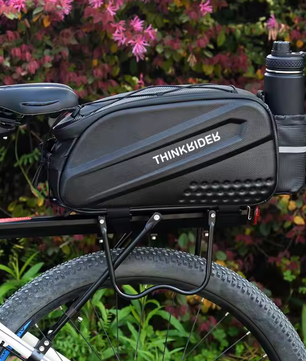 Fiets Bagagedrager Tas 14L – Harde Shell Fietstas Waterafstotend met Schouderband