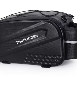 Fiets Bagagedrager Tas 14L – Harde Shell Fietstas Waterafstotend met Schouderband