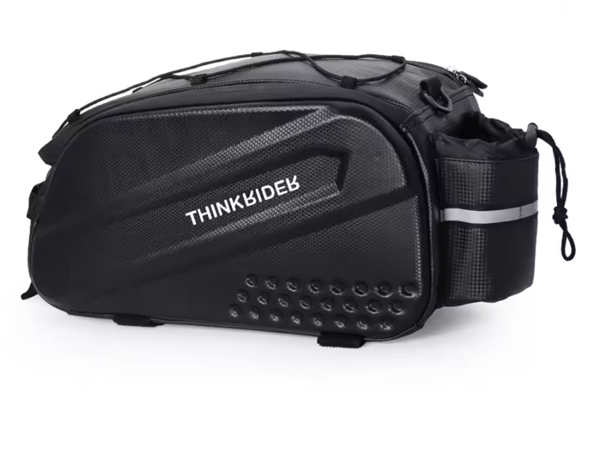 Fiets Bagagedrager Tas 14L – Harde Shell Fietstas Waterafstotend met Schouderband