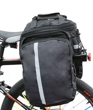 3-in-1 Waterdichte Fietstas – Bagagedrager Tas met Grote Capaciteit en Schouderfunctie