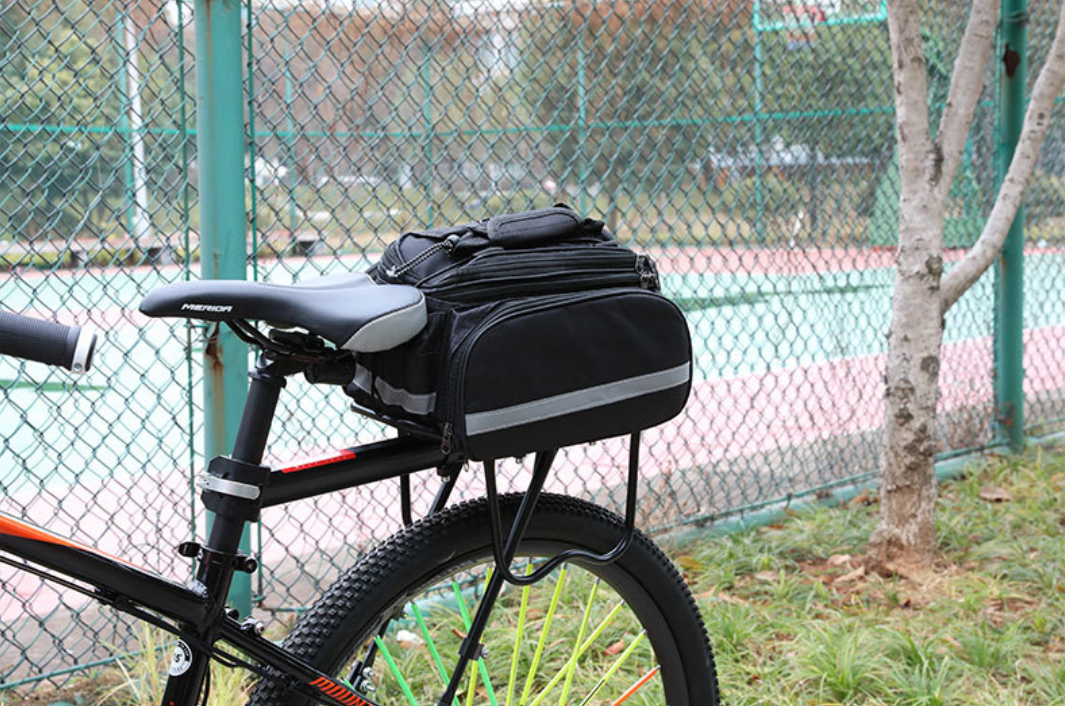 3-in-1 Waterdichte Fietstas – Bagagedrager Tas met Grote Capaciteit en Schouderfunctie