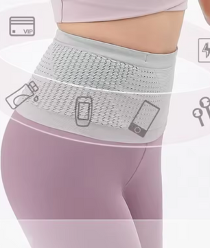 Onzichtbare Hardloop Heuptas – Naadloze Sport Waist Belt met Grote Capaciteit en Comfort