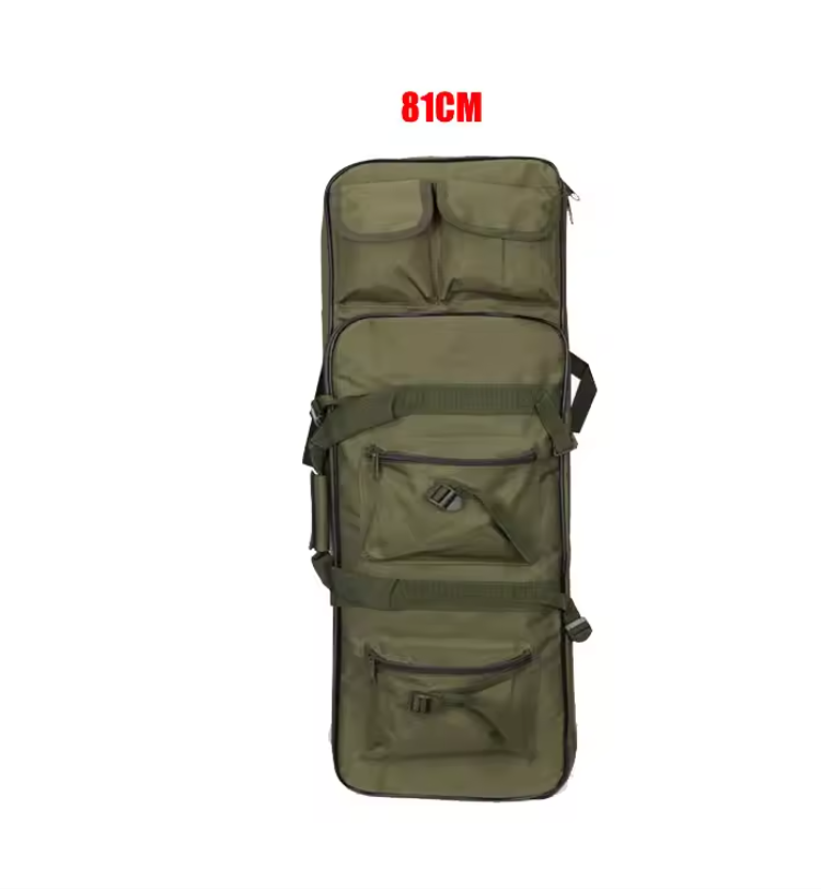 Tactische Rugtas met Lange Opbergruimte – Nylon Outdoor Backpack met MOLLE Systeem en Meerdere Vakken