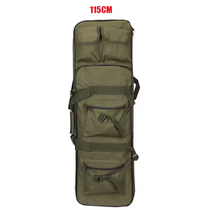 Tactische Rugtas met Lange Opbergruimte – Nylon Outdoor Backpack met MOLLE Systeem en Meerdere Vakken