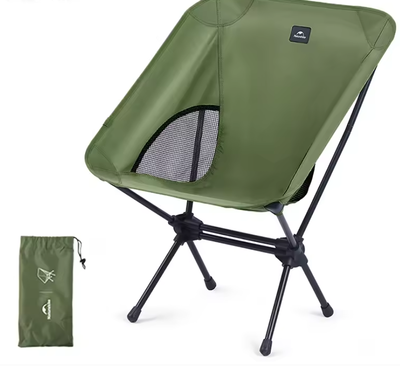 Opvouwbare Campingstoel – Lichtgewicht Outdoor Stoel met Brede Zitting en Hoge Draagkracht