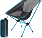 Ultralichte Opvouwbare Campingstoel – Aluminium Moon Chair met Mesh en Ergonomisch Design