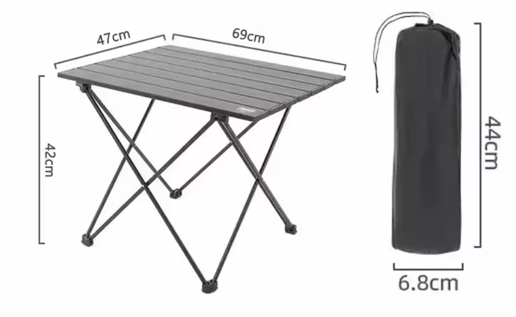 Opvouwbare Campingtafel – Aluminium Outdoor Tafel voor BBQ, Picknick en Tuin