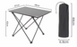 Opvouwbare Campingtafel – Aluminium Outdoor Tafel voor BBQ, Picknick en Tuin