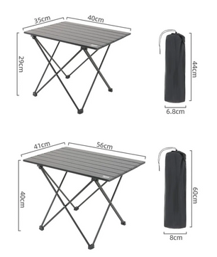 Opvouwbare Campingtafel – Aluminium Outdoor Tafel voor BBQ, Picknick en Tuin
