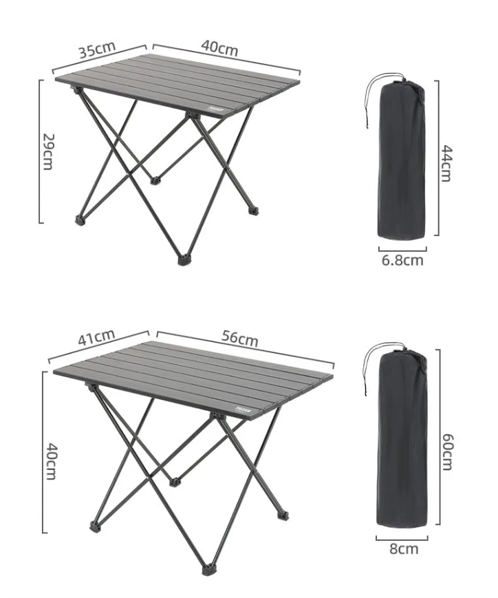 Opvouwbare Campingtafel – Aluminium Outdoor Tafel voor BBQ, Picknick en Tuin